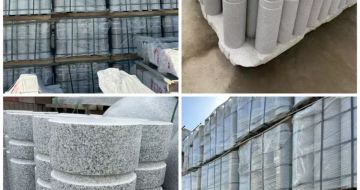 三沙 芝麻白花岗岩挡车柱、隔离柱多少钱