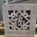 三沙 芝麻白花岗岩镂空雕花灯笼