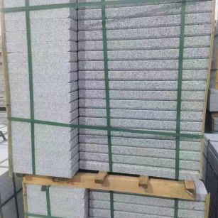 三沙 5公分芝麻白，倒斜角，室外楼梯踏步