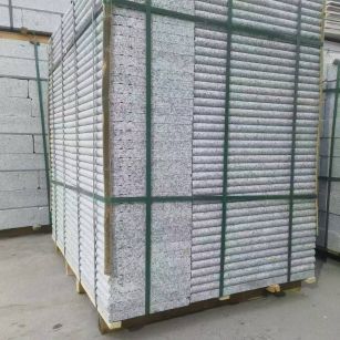 三沙 芙蓉白3公分厚磨圆边、拉槽，楼梯踏步