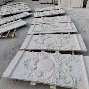 三沙 芝麻白干挂雕花板