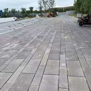 三沙仿古石铺装效果