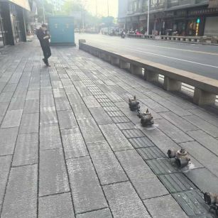 三沙仿古石铺装效果