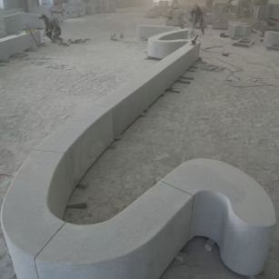 三沙 花岗岩整石坐凳拼装