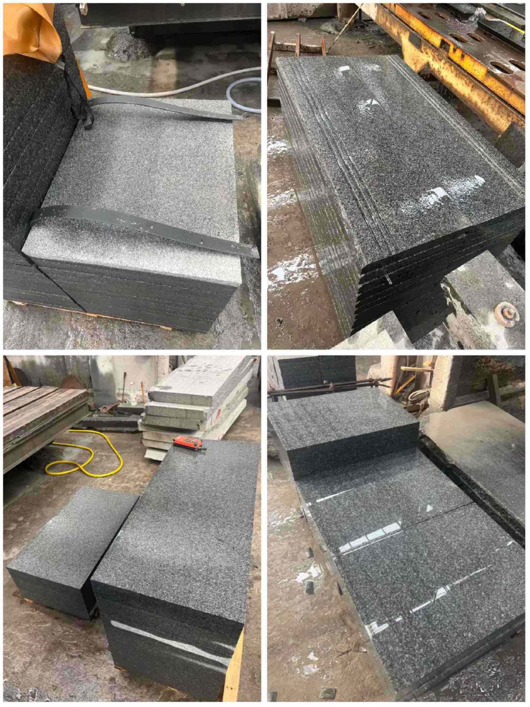 三沙 芝麻黑地铺石材