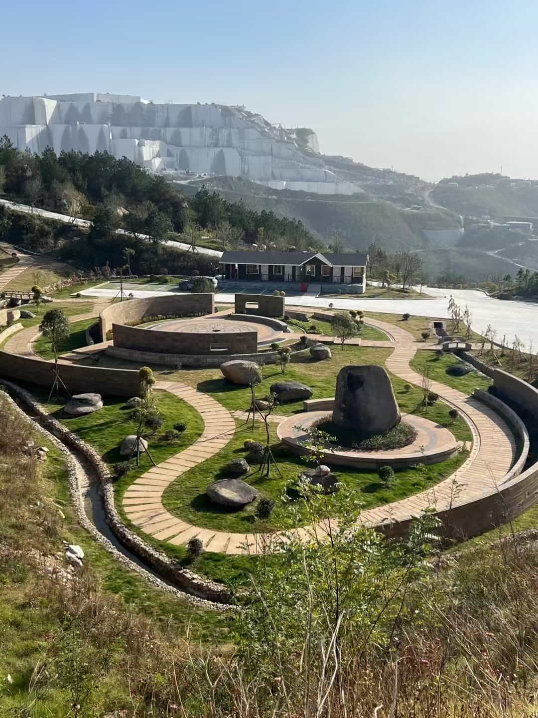 三沙仿古石铺装整体效果