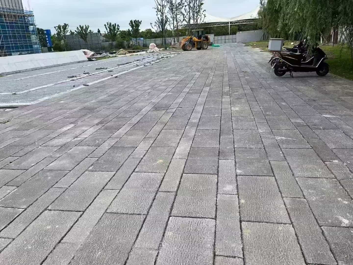 三沙仿古石铺装效果