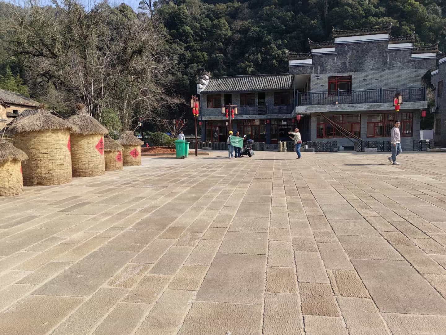三沙仿古石铺装效果