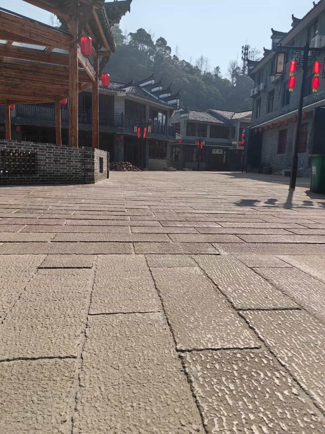 三沙仿古石铺装效果