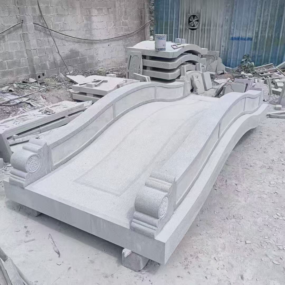 三沙 芝麻灰花岗岩园林景观 小石桥